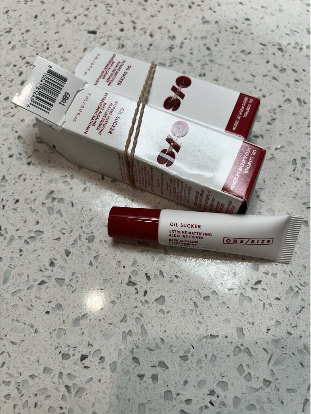 ONE/SIZE Oil Sucker Extreme Mattifying Alkaline Primer 5 mL 0.17 oz x2